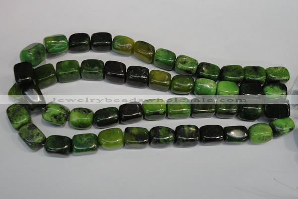 CAU60 15.5 inches 12*16mm nuggets Australia chrysoprase beads