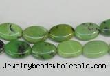 CAU65 15.5 inches 8*12mm oval Australia chrysoprase beads