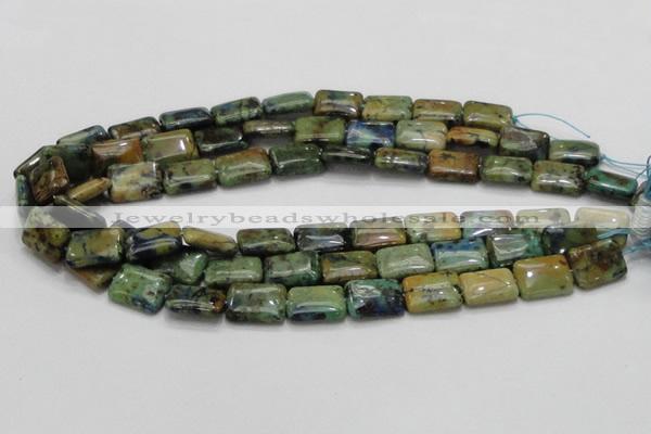 CAZ02 15.5 inches 14*18mm rectangle natural azurite gemstone beads