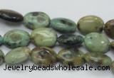 CAZ03 15.5 inches 10*14mm oval natural azurite gemstone beads