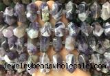 CBBS31 15 inches 12*25mm - 14*28mm hexahedral prism dogtooth amethyst beads