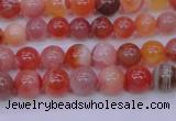 CBC400 15.5 inches 4mm A grade round orange chalcedony beads