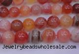 CBC401 15.5 inches 6mm A grade round orange chalcedony beads