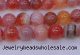 CBC402 15.5 inches 8mm A grade round orange chalcedony beads