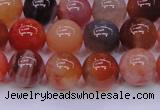 CBC404 15.5 inches 12mm A grade round orange chalcedony beads