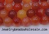 CBC413 15.5 inches 10mm AA grade round orange chalcedony beads