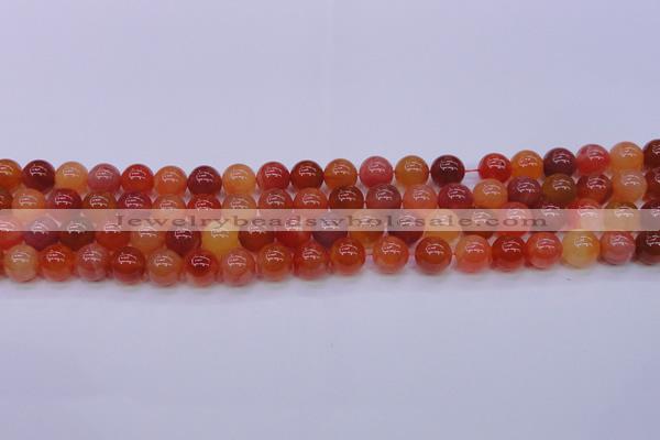 CBC414 15.5 inches 12mm AA grade round orange chalcedony beads