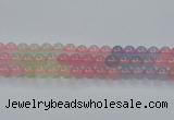 CBC422 15.5 inches 8mm round mixed chalcedony beads wholesale