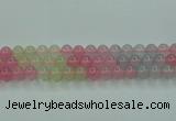 CBC423 15.5 inches 10mm round mixed chalcedony beads wholesale