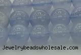 CBC453 15.5 inches 10mm round blue chalcedony beads wholesale