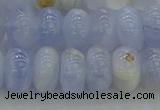 CBC472 15.5 inches 6*10mm rondelle blue chalcedony beads