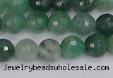 CBC701 15.5 inches 6mm faceted round African green chalcedony beads