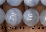 CBC714 15.5 inches 12mm round blue chalcedony beads wholesale