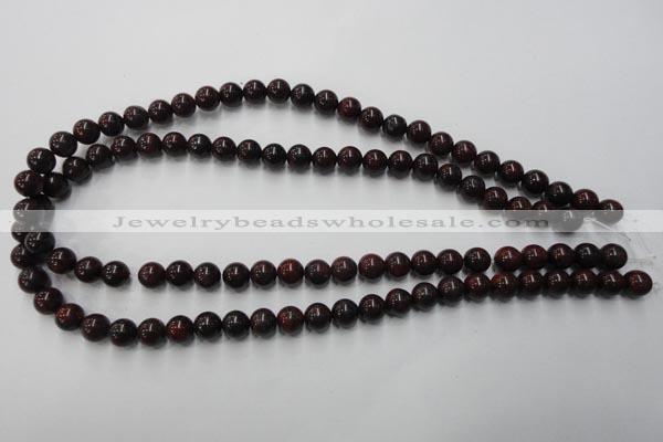 CBD152 15.5 inches 8mm round Chinese brecciated jasper beads