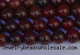 CBD351 15.5 inches 6mm round poppy jasper beads wholesale