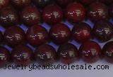 CBD352 15.5 inches 8mm round poppy jasper beads wholesale