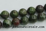 CBG02 15.5 inches 10mm round bronze green gemstone beads wholesale