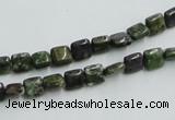 CBG16 15.5 inches 6*6mm square bronze green gemstone beads wholesale