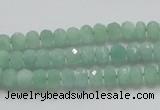 CBJ01 15.5 inches 4*6mm faceted rondelle jade beads wholesale