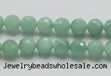 CBJ06 15.5 inches 8mm faceted round jade beads wholesale