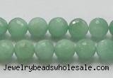 CBJ07 15.5 inches 10mm faceted round jade beads wholesale