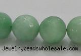 CBJ10 15.5 inches 18mm faceted round jade beads wholesale