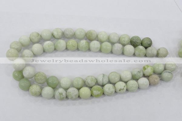 CBJ206 15.5 inches 14mm round butter jade beads wholesale