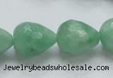 CBJ24 15.5 inches 16*20mm faceted teardrop jade beads wholesale