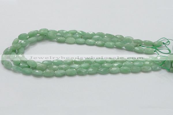 CBJ28 15.5 inches 8*12mm faceted oval jade beads wholesale