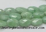 CBJ29 15.5 inches 10*14mm faceted oval jade beads wholesale