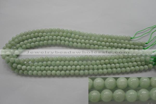 CBJ308 15.5 inches 6mm round A grade natural jade beads