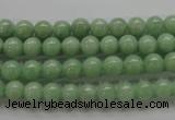 CBJ326 15.5 inches 6mm round AA grade natural jade beads