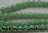 CBJ342 15.5 inches 6mm round AAA grade natural jade beads