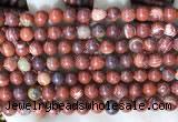 CBJ390 15.5 inches 6mm round brecciated jasper beads wholesale