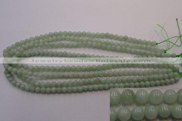 CBJ401 15.5 inches 6mm round natural jade beads wholesale