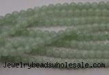 CBJ410 15.5 inches 4mm round natural jade beads wholesale