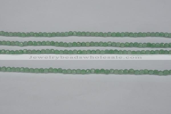 CBJ45 15.5 inches 3mm faceted round jade beads wholesale