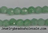 CBJ46 15.5 inches 4mm faceted round jade beads wholesale