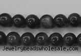 CBJ502 15.5 inches 6mm round black jade beads wholesale