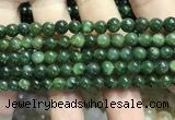 CBJ631 15.5 inches 6mm round Russian green jade beads wholesale