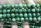 CBJ638 15.5 inches 10mm round Russian green jade beads wholesale