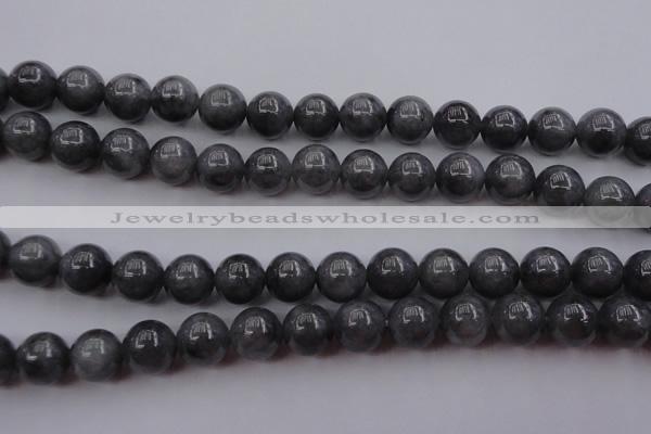 CBJ652 15.5 inches 10mm round black jade beads wholesale