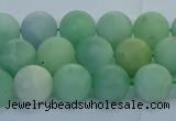 CBJ82 15.5 inches 8mm round matte jade gemstone beads wholesale