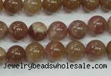 CBQ203 15.5 inches 10mm round strawberry quartz beads wholesale