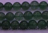 CBQ421 15.5 inches 6mm round green strawberry quartz beads