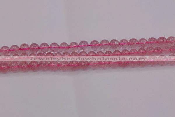 CBQ482 15.5 inches 8mm round strawberry quartz beads wholesale