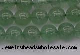 CBQ492 15.5 inches 8mm round green strawberry quartz beads