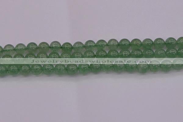 CBQ493 15.5 inches 10mm round green strawberry quartz beads