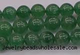 CBQ496 15.5 inches 6mm round green strawberry quartz beads