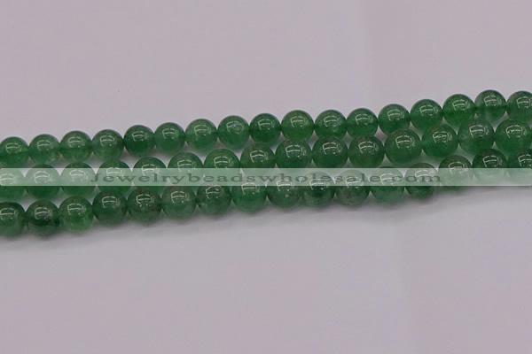 CBQ498 15.5 inches 10mm round green strawberry quartz beads